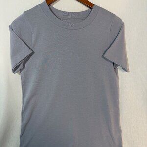 Madewell 100% Cotton T Shirt XXS Blue Short Sleeve Casual Tee